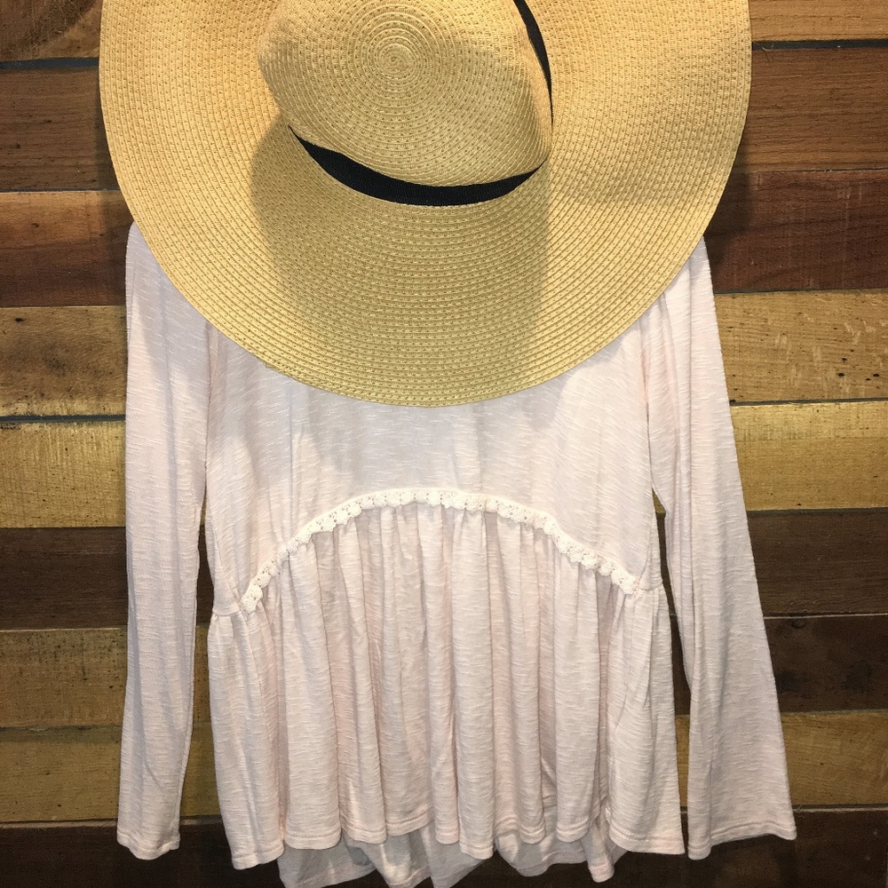 Soft Boutique-Style Blush Blouse